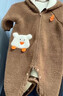 迷你巴拉【靜電絨】巴拉男女童寶寶毛絨連體衣外出爬服保暖舒適2025年新款 胡桃棕51002 抗靜電 耐水洗 90cm 曬單實(shí)拍圖