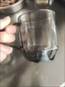 胖東來(lái)鉆石玻璃杯家用帶把手水杯子高顏值六棱杯泡茶杯套裝啤 煙灰鉆石6杯+黑色衣字杯架 曬單實(shí)拍圖