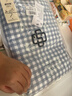 雅鹿水洗棉被套單件單人150x200親膚裸睡被罩學(xué)生宿舍被芯套床上用品 小格藍(lán)+海青【親膚裸睡】 150*200cm【單被套】 曬單實(shí)拍圖