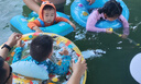 swimbobo 嬰兒寶寶游泳圈趴圈兒童泳圈帶防下滑坐兜腋下背帶圈 B1027XL 曬單實(shí)拍圖