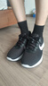 耐克NIKE跑步鞋男緩震透氣REVOLUTION 6運(yùn)動(dòng)鞋DC3728-003黑白43 曬單實(shí)拍圖