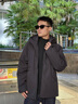 森馬（Semir）防護外套|商場(chǎng)同款中國國家地理系列羽絨服男三合一冬裝 黑色（番鴨絨）90001 M 曬單實(shí)拍圖