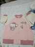 戴維貝拉（DAVE＆BELLA）【Hello Kitty聯(lián)名】兒童外套秋裝女童長袖針織棒球服寶寶衣服 粉色【現(xiàn)貨】 110 cm（建議身高100-110cm） 曬單實拍圖