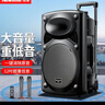 紐曼B12廣場舞音響12英寸戶外大音量藍(lán)牙拉桿音箱大功率便攜式移動演出k歌低音炮地攤擺攤喇叭雙麥版 曬單實拍圖