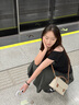 CinvaiKrose劍橋包包女包2025年新款斜挎包單肩包女士小手提包生日禮物送女友 米色【送女友老婆女生禮物走心】 曬單實(shí)拍圖