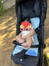 好孩子（gb）口袋車(chē)輕便嬰兒推車(chē)寶寶推車(chē)可坐可躺可上飛機寶寶傘車(chē)D639小夢(mèng)想 【可坐可躺】D639鉆石黑-4件套 曬單實(shí)拍圖