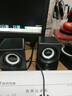 XVVMI臺式機(jī)電腦桌面音響小型筆記本USB迷你音箱家用多媒體有線對箱360環(huán)繞高音質(zhì)游戲低音炮喇叭筆記本 暗夜黑 曬單實拍圖