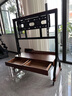 北極樹(shù)實(shí)木可移動(dòng)電視柜家用小戶型客廳新款現(xiàn)代簡(jiǎn)約落地儲(chǔ)物電視機(jī)支架 40-85寸【包安裝】黑架胡桃色 【帶公牛插座】送貨上門(mén) 曬單實(shí)拍圖