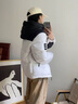 鴨鴨【320g充絨】羽絨服男短款2025冬季新款加厚零下極寒面包服外套 青光黑色 L (建議130-150斤) 曬單實(shí)拍圖