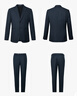 利郎三防西裝套裝男商務(wù)正裝25秋季結婚西服禮服 藏青XL 175/88A 曬單實(shí)拍圖