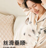 維多利亞的秘密（Victoria's Secret）田曦薇同款 宅度假水光綢家居服絲滑涼感長(cháng)袖長(cháng)褲睡衣套裝 曬單實(shí)拍圖