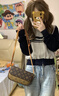 Chiecu Kscbn輕奢包包女款單肩包斜挎包女士印花郵差小方包七夕情人節(jié)生日禮物 咖色【送老婆送女友送媽媽】 精美禮盒裝 曬單實(shí)拍圖