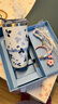 WEDGWOOD[結婚禮物]不銹鋼陶瓷內膽野草莓吸管杯592ml保冷保溫杯高顏值 曬單實(shí)拍圖