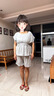 皮爾卡丹（pierre cardin）時(shí)尚女套裝夏季2025新款大碼高腰顯瘦寬松休閑短褲洋氣減齡兩件套 灰色棉麻短褲兩件套裝 2XL (建議125-135斤)【高端 曬單實(shí)拍圖