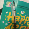 百樂(lè)（PILOT）JUICE果汁筆按動(dòng)黑色中性筆高顏值0.5mm簽字筆黑筆水筆學(xué)生考試刷題水性筆辦公用品文具 單支 曬單實(shí)拍圖