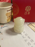 漢璽《靈猴獻瑞》天然青玉手把件桌面擺件客廳辦公室裝飾解壓把玩禮物 青玉靈猴手把件【贈：禮盒+玉石鑒定證書(shū)】 曬單實(shí)拍圖
