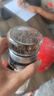 雍財茶水分離泡茶杯雙層中式玻璃杯子花茶水杯大容量簡(jiǎn)約商務(wù)隔熱杯 本色 500ml 曬單實(shí)拍圖