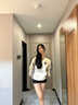 SNYDER WEAR美式衛(wèi)衣女撞色字母印花衛(wèi)衣女秋季寬松運(yùn)動風(fēng)休閑學(xué)院長袖衛(wèi)衣 白拼灰 S 建議60-85斤 曬單實(shí)拍圖