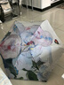 三棲虎德國品質(zhì)晴雨兩用太陽(yáng)傘小巧便攜防曬防紫外線(xiàn)折疊手繪插畫(huà)感文藝 【六折扁傘】】藝術(shù)家白玫瑰【紫外線(xiàn)阻隔率99】 收攏長(cháng)度14cm+布套 曬單實(shí)拍圖