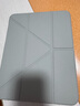 閃魔適用ipad11/10保護(hù)殼11英寸ipad11/10保護(hù)套25/22款Y型透明亞克力橫豎支撐灰色 曬單實(shí)拍圖