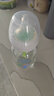 布朗博士玻璃奶瓶 0-3月新生嬰兒防脹氣防嗆 寬口徑奶瓶150ml 萌兔 曬單實(shí)拍圖