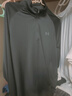 安德瑪（Under Armour）半拉鏈長(cháng)袖男裝25春季新款運動(dòng)服健身訓練服黑色跑步t恤男1375435 黑色長(cháng)袖 XL 曬單實(shí)拍圖