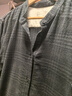 無印良品（MUJI）女式 法蘭絨 立領(lǐng)長(zhǎng)袖連衣裙女裝裙子純棉連身裙25年秋季 炭灰色格紋 XL (165/92A) 曬單實(shí)拍圖