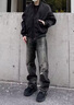 卡圖弛美式cleanfit飛行教練夾克男春秋季寬松潮流高街工裝棒球衣服外套 黑色 XL 曬單實(shí)拍圖