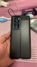 柏美惠 華為P40手機殼P40Pro保護套por防摔外殼2023新款p4opro磨砂p4o軟殼 皮紋手感【P40 Pro - 石墨黑】收藏贈全屏膜 曬單實(shí)拍圖