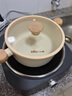 小熊（Bear）湯鍋家用陶瓷0化學(xué)涂層健康煲湯鍋寶寶輔食鍋20cm燉鍋泡面鍋 曬單實(shí)拍圖