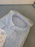 U.S. POLO ASSN.襯衫男春秋長(cháng)袖白色休閑工裝外套高端免燙抗皺寬松藍色男士襯衣 曬單實(shí)拍圖