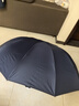 天堂 雙人晴雨傘三折 晴雨傘三折10骨超大加固黑膠防曬傘 深邃藍(lán) 曬單實(shí)拍圖