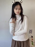 貓人保暖內(nèi)衣女秋冬季無痕修身羊毛發(fā)熱速暖高領(lǐng)肌底打底上衣可外穿 牛油果綠 【羊毛速暖】 L 【體重約100-120斤】 曬單實拍圖