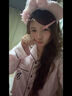 維多利亞的秘密 楊冪田曦薇同款 宅度假輕舒絨防靜電家居服長(cháng)袖長(cháng)褲秋季睡衣套裝 4RHY粉白條紋 11273305 S 曬單實(shí)拍圖