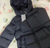 保姆鵝 兒童羽絨服寶寶短款加厚白鴨絨外套男童女童保暖防風冬[NG2637] 黑 120 曬單實拍圖