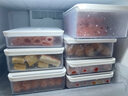 sungsa日本保鮮盒食品級冰箱收納盒肉類(lèi)冷凍收納盒專(zhuān)用密封盒冰箱儲物盒 速凍保鮮盒單件裝650ml 曬單實(shí)拍圖