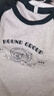 森馬（Semir）長袖T恤女拼色插肩袖小狗套頭衫鹽系潮冬季抓毛衣服101724101010 曬單實(shí)拍圖