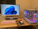 漫步者花再Halo SoundBar桌面音響音箱家用臺式電腦游戲音響長條有線音箱藍牙5.4RGB燈效 破曉白 曬單實拍圖