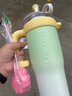 物生物保溫杯女士水杯大容量高顏值冰霸杯巨無霸吸管杯學(xué)生杯子七夕禮物 曬單實(shí)拍圖