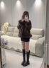 愛(ài)步（ECCO）靴子女 2025新款時(shí)尚百搭長(cháng)筒粗跟輕奢低跟女靴 都市222073 黑色22207351052 38 曬單實(shí)拍圖