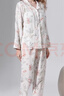 ROVO純棉孕婦春秋月子服睡衣產(chǎn)后哺乳100%純棉開(kāi)衫套裝喂奶專(zhuān)用居家服 天使兔【帶胸墊】 M（適合于95-120斤） 曬單實(shí)拍圖