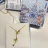 XUPING旭平首飾合金時(shí)尚新中式高級(jí)氣質(zhì)蝴蝶項(xiàng)鏈女送禮飾品T001144045 項(xiàng)鏈 曬單實(shí)拍圖