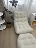 顧恩懶人沙發(fā)單人可躺可睡毛毛蟲(chóng)臥室小沙發(fā)躺椅榻榻米陽(yáng)臺休閑龍蝦椅 米白色 曬單實(shí)拍圖