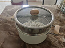 小熊（Bear）0涂層鈦陶瓷湯鍋+蒸籠 24cm奶鍋燉鍋蒸鍋燃氣灶通用JG042-P03 曬單實(shí)拍圖