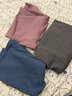 無印良品（MUJI）Walker 女式 易干 半長收腿褲 BIG04A3S 打底褲 煙熏粉色 M 曬單實拍圖