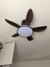 凱薩羅燈吊扇燈2025年新款餐廳燈中古風(fēng)臥室客廳美式復古吸頂變頻電風(fēng)扇燈 【雙控】全光譜-225-5頭/52寸吸頂款 曬單實(shí)拍圖