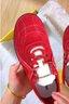 TOOMANYSHOES【吳昕同款】融化焦糖 復(fù)古賽車(chē)鞋阿甘鞋跑鞋運(yùn)動(dòng)休閑德訓(xùn)鞋女鞋 紅色 35 曬單實(shí)拍圖