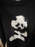 GXG男裝 熊貓提花毛衣簡(jiǎn)約可愛(ài)針織衫休閑毛衫 2025年冬季新品 黑色 L 曬單實(shí)拍圖