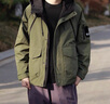 CAIDEN KETCH品牌男裝夾克男士2025春秋季新款外套潮流高端戶(hù)外防風(fēng)工裝上衣男 高檔軍綠色 【現貨速達】 XL （建議120-135斤） 曬單實(shí)拍圖