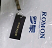 羅蒙（ROMON）純棉九分女夏季新款薄款韓版高腰顯瘦寬松休閑褲子 卡其色 鈕扣拉鏈(可以系腰帶) XL 118-130斤 曬單實(shí)拍圖